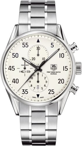 Carrera Calibre 1887 43 Paslanmaz Çelik / Space X / Bilezik