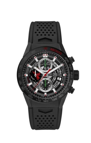 Carrera Calibre Heuer 01 45 Seramik / Mexico Angel