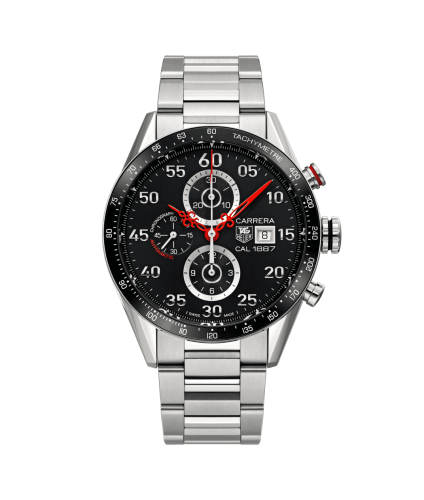 TAG Heuer Carrera Calibre 1887 43 Paslanmaz Çelik / Siyah / Time Machine Nendo, referans CAR2A14.BA0799