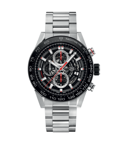 TAG Heuer Carrera Calibre Heuer 01 45 Paslanmaz Çelik / İskelet / Bilezik, referans CAR2A1W.BA0703