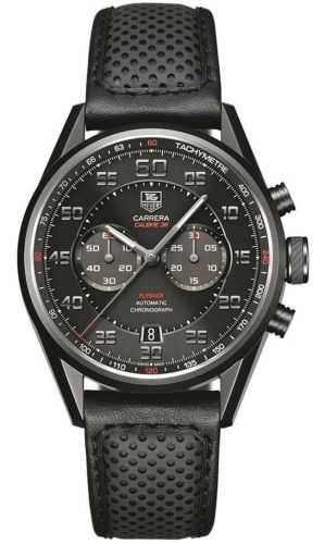 TAG Heuer Carrera Calibre 36 Flyback Titanyum / Siyah / Racing 43mm, referans CAR2B80.FC6325