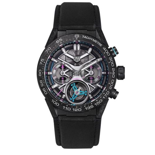 TAG Heuer Carrera Calibre Heuer 02T 45 Chronograph Tourbillon Shanghai, referans CAR5A8AC.FT6231