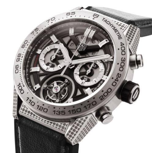TAG Heuer Carrera Calibre Heuer 02T 45 Chronograph Tourbillon Sincere, referans CAR5A8M.FT6166