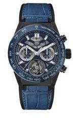 TAG Heuer Carrera Calibre Heuer 02T 45 Chronograph Tourbillon Seramik / Scandinavia, referans CAR5A98.FC6471