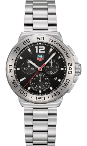 Formula 1 Quartz Chronograph 42 Paslanmaz Çelik / Siyah / Bilezik