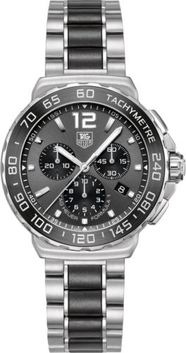 Formula 1 Quartz Chronograph 42 Paslanmaz Çelik / Gri / Bilezik