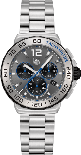 Formula 1 Quartz Chronograph 42 Paslanmaz Çelik / Gri / Bilezik