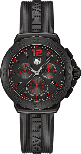Formula 1 Quartz Chronograph 42 PVD / Siyah / Kauçuk