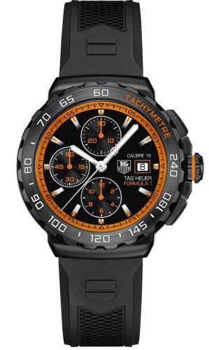 Formula 1 Calibre 16 44 Titanyum PVD / Siyah / Kauçuk