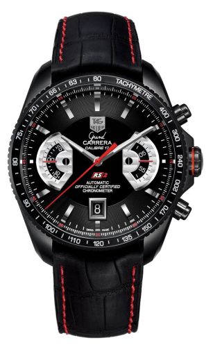 Grand Carrera Calibre 17 RS2 43 PVD / Siyah / Alligator