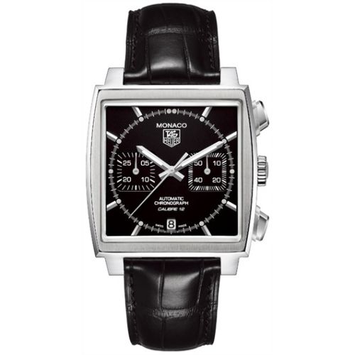 TAG Heuer Monaco Calibre 12 Siyah, referans CAW2110.FC6177