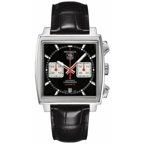 TAG Heuer Monaco Calibre 12 Siyah / Gümüş, referans CAW2114.FC6177