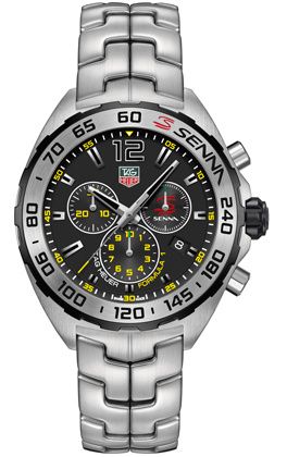 TAG Heuer Formula 1 Chronograph Quartz Paslanmaz Çelik / Senna 43mm, referans CAZ1013.BA0883