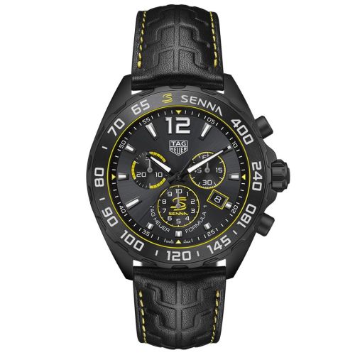 TAG Heuer Formula 1 Chronograph Quartz DLC / Senna 43mm, referans CAZ101AJ.FC6487