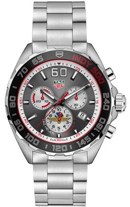 TAG Heuer Formula 1 Chronograph Quartz Paslanmaz Çelik / Indy 500 43mm, referans CAZ101D.BA0842