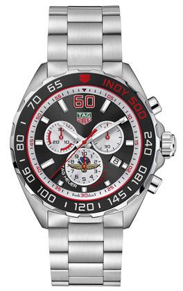 TAG Heuer Formula 1 Chronograph Quartz Paslanmaz Çelik / Indy500 43mm, referans CAZ101V.BA0842