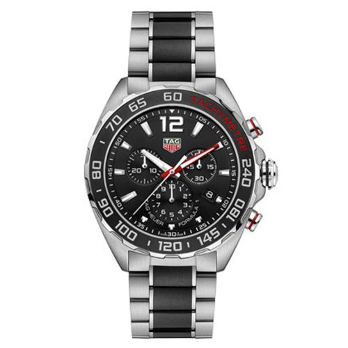 TAG Heuer Formula 1 Chronograph Quartz Paslanmaz Çelik / Beaverbrooks 43mm, referans CAZ101Z.BA0843