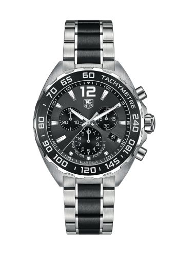 TAG Heuer Formula 1 Chronograph Quartz 42 Paslanmaz Çelik / Gri / Bilezik, referans CAZ1111.BA0878