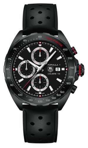 TAG Heuer Formula 1 Calibre 16 44 Titanyum PVD / Siyah / Kauçuk, referans CAZ2011.FT8024
