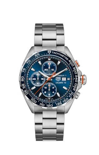 TAG Heuer Formula 1 Calibre 16 44 Paslanmaz Çelik / Mavi / Bilezik, referans CAZ201G.BA0876
