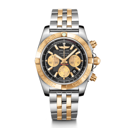 Breitling Chronomat 44 Paslanmaz Çelik / Pembe Altın / Onyx Siyah / Bilezik, referans CB0110121B1C1