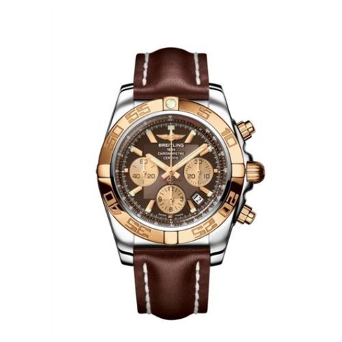 Breitling Chronomat 44 Paslanmaz Çelik / Pembe Altın / Amber / Calf, referans CB011012/Q567/437X
