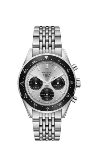TAG Heuer Autavia Heuer 02 Paslanmaz Çelik / Panda / Bilezik / Jack Heuer 42mm, referans CBE2111.BA0687
