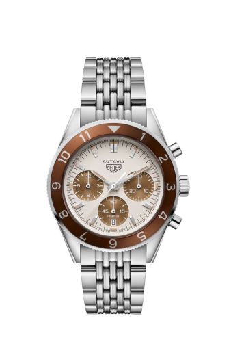 TAG Heuer Autavia Heuer 02 Paslanmaz Çelik / Tropical Panda / Bilezik / UAE Edition, referans CBE2113.BA0687