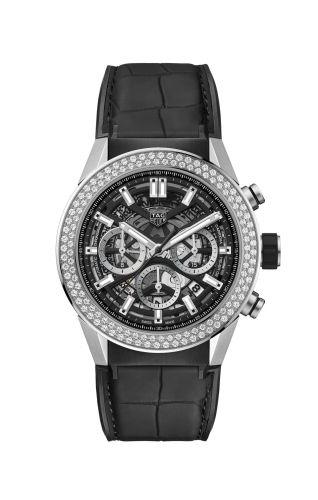 TAG Heuer Carrera Calibre Heuer 02 45 Paslanmaz Çelik - Elmas / Japan, referans CBG2A12.FC6450