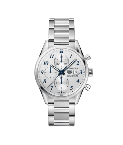 TAG Heuer Calibre 16 41 Paslanmaz Çelik / Gümüş Heritage / Bilezik, referans CBK2114.BA0715