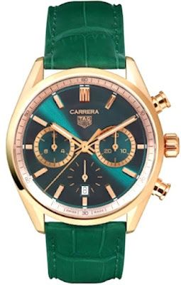 TAG Heuer Carrera Calibre Heuer 02 42 Pembe Altın / Harrods, referans CBN2046.FC8320