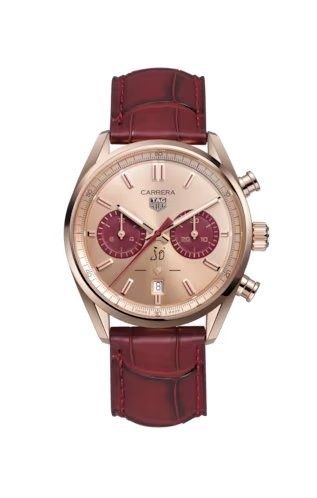 TAG Heuer Carrera Calibre Heuer 02 42 Pembe Altın / Year of the Dragon, referans CBN2048.FC8323
