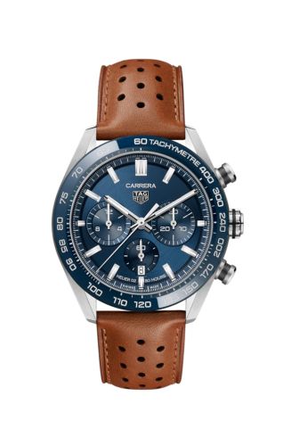 TAG Heuer Carrera Calibre Heuer 02 44 Paslanmaz Çelik / Mavi, referans CBN2A1A.FC6537