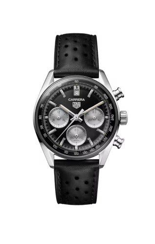 TAG Heuer Carrera Chronograph Glass Box Paslanmaz Çelik / Siyah, referans CBS2210.FC6534