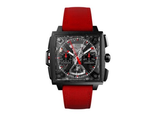 Monaco Split-Seconds Chronograph Racing Kırmızı