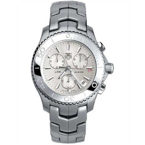 Link Quartz Chronograph 1/10th Paslanmaz Çelik / Sivler