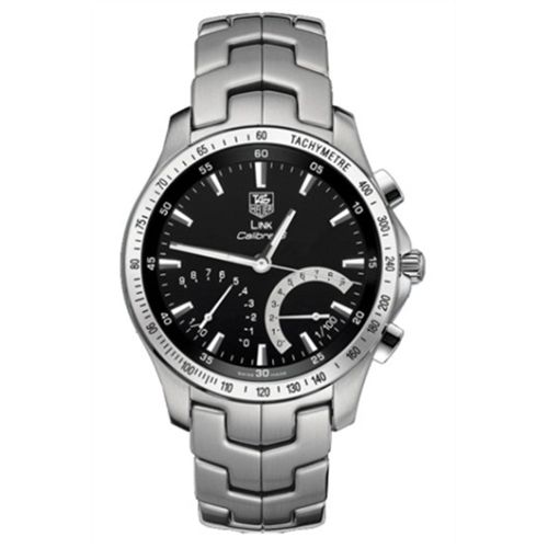Link Calibre S Paslanmaz Çelik / Siyah 42 mm