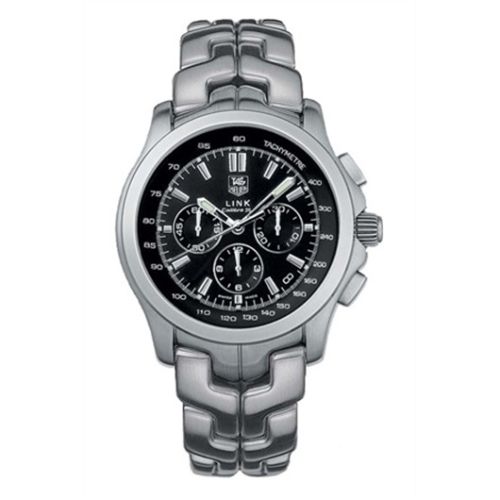 Link Calibre 36 Automatic Chronograph Paslanmaz Çelik / Siyah