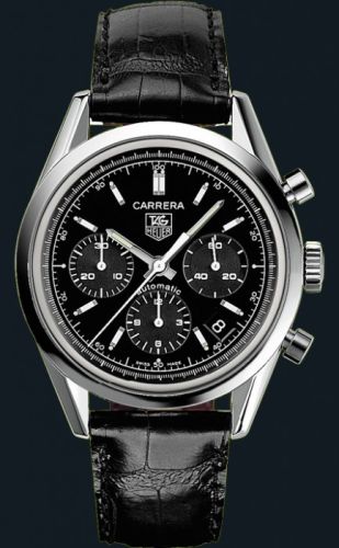 TAG Heuer TAG Heuer Carrera Automatic Chronograph Paslanmaz Çelik / Siyah, referans CV2111.FC6180