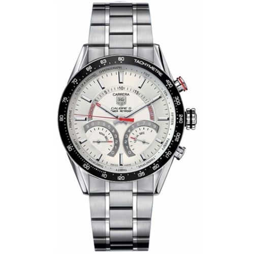 TAG Heuer Carrera Calibre S Laptimer 43 Paslanmaz Çelik / Gümüş / Bilezik, referans CV7A11.BA0795