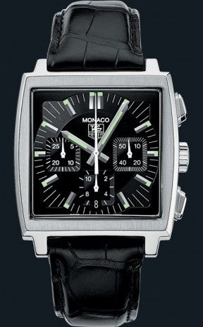 TAG Heuer Monaco Calibre 17 Paslanmaz Çelik / Siyah, referans CW2111.FC6177