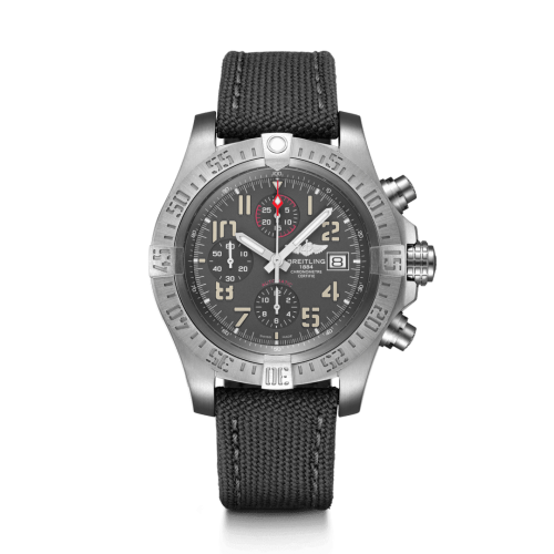 Breitling Avenger Bandit Titanium / Titanium Gray / Silver Hands / Military / Pin 45mm, reference E13383101M1W1