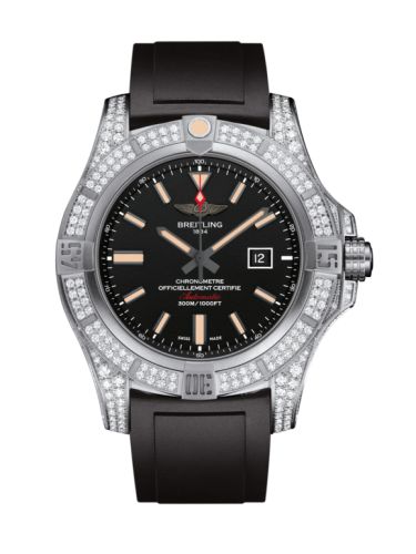 Breitling Avenger Siyahbird 48 Titanium / Elmasworks / Volcano black / Rubber, reference E1731063.BD12.137S