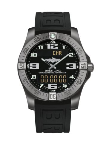 Aerospace Evo Titanyum / Siyah / Kauçuk / Pin 43 mm