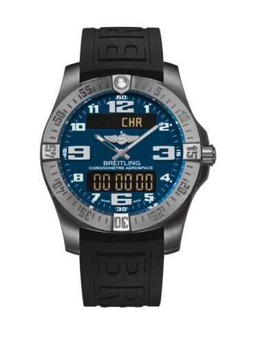 Breitling Aerospace Evo Titanyum / Mavi / Kauçuk / Pin 43mm, referans E7936310/C869/152S/A20SS.1