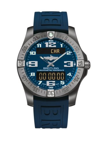 Aerospace Evo Titanyum / Mavi / Kauçuk / Pin 43 mm