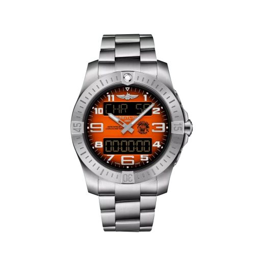 Aerospace B70 Orbiter Titanyum / Turuncu / Bilezik 43 mm