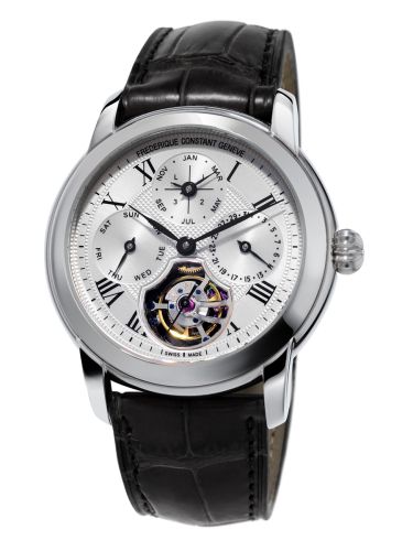 Frederique Constant Classic Tourbillon Perpetual Calendar Manufacture / Gümüş / 42mm, referans FC-975MC4H6