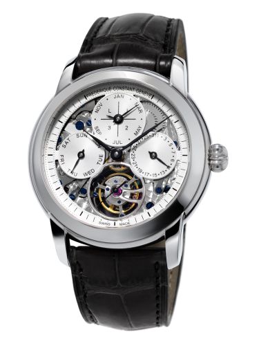 Classic Tourbillon Perpetual Calendar Manufacture / Gümüş / İskelet