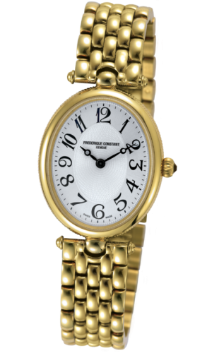 Frederique Constant Art Deco Oval Sarı Altın / Gümüş / Bilezik, referans FC-200A2V5B